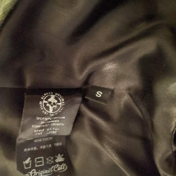 Lip Service Das Bunker cotton twill and PVC underbust corset - Picture 3 of 4